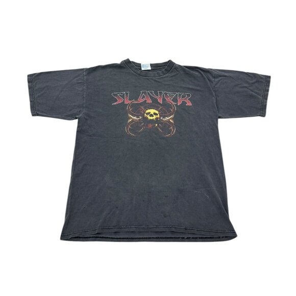 Men’s Vintage Slayer T shirt “All Sport” grey cotton y2k - Picture 1 of 5